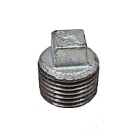 Galvanized Male End Cap 15mm - 100mm