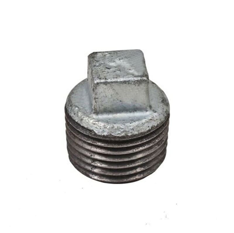 Galvanized Male End Cap 15mm - 100mm
