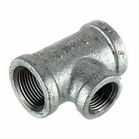 Galvanized Reducing T-Pieces 15mm - 100mm