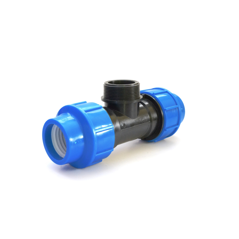 COMPRESSION MALE TEE 40 X 1