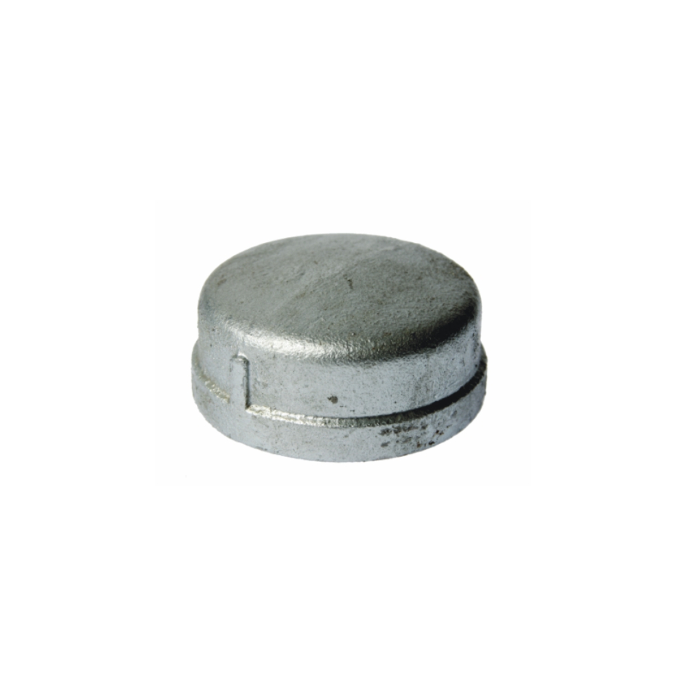 GALVANIZED END CAP 100mm