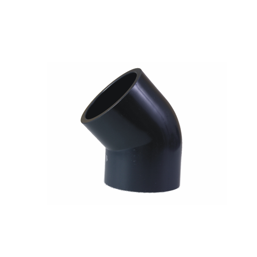 SOLVENT ELBOW 200MM X 45DEG (PN10)