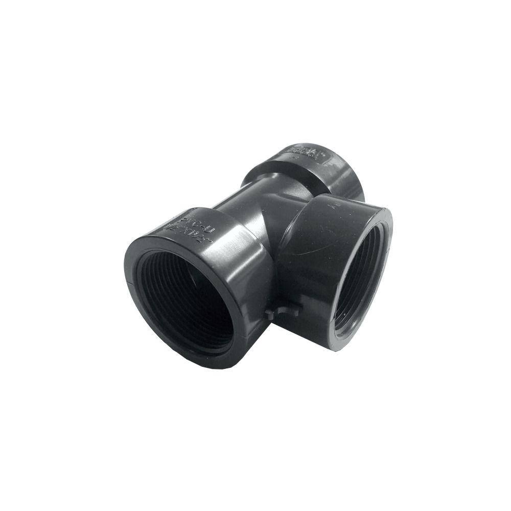 PVC THREADED EQUAL TEE 1 1/4"