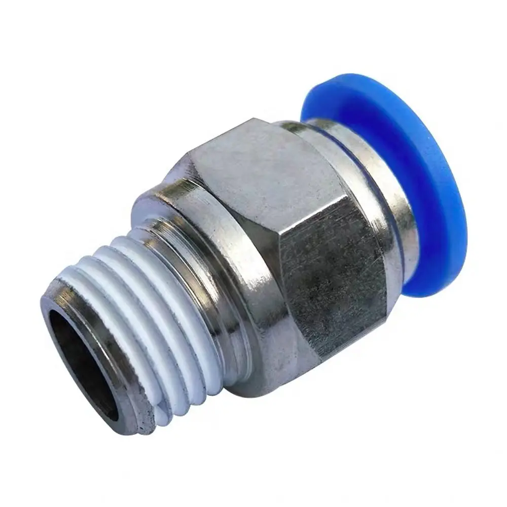 Straight Coupling thread - tube 10mm - 1/4 (Air Fitting)