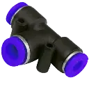 Tube To Tube Tee 8mm 1/2 (Air Fitting)