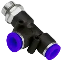 Tube To Male Tee Side Thread 10mm 3/8(Air Fitting)