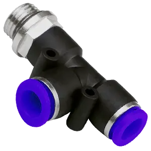 Tube To Male Tee Side Thread 10mm 1/2(Air Fitting)