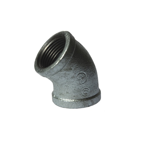 [GFEFFF25] Galvanized F/F 45 Elbow 25mm