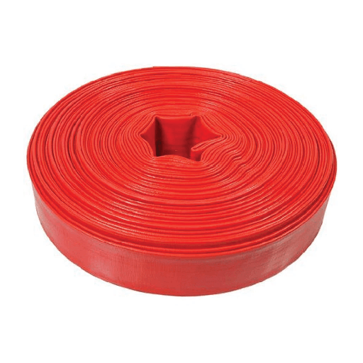[LFHR100] 100mm Red Layflat Hose