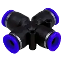 [AFTTC6] Tube To Tube Cross 6mm (Air Fitting)