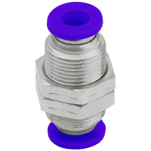 [AFTTBHU10] Tube To Tube Bulk Head Union 10mm (Air Fitting)