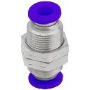 [AFTTBHU16] Tube To Tube Bulk Head Union 16mm (Air Fitting)